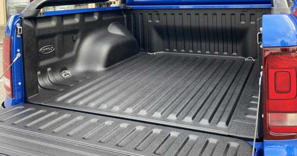 tray of tradie ute setup protection liner