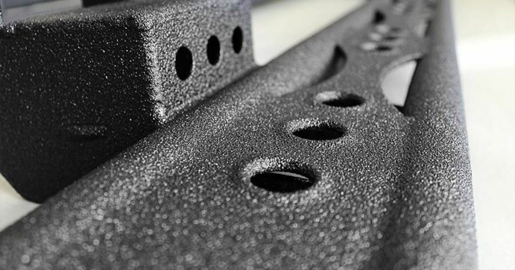 Powder coating vs. protective coating.