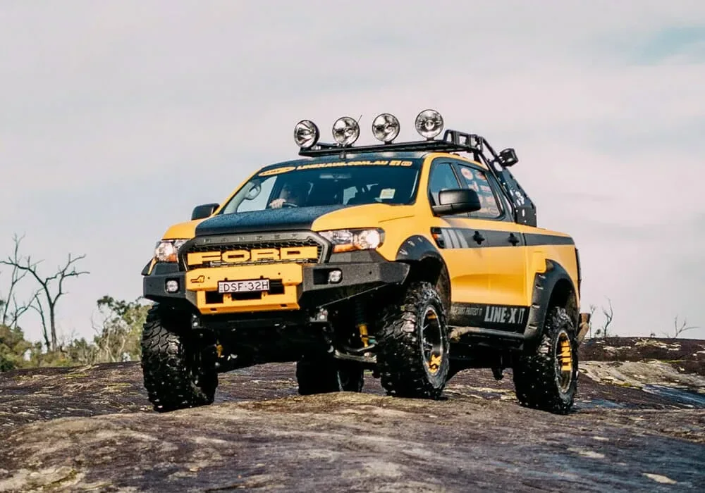 line-x tradie ute setup